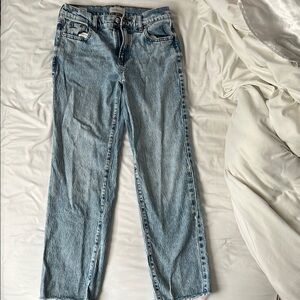 PacSun Blue Straight Leg Jeans Classic Style Medium-Low rise